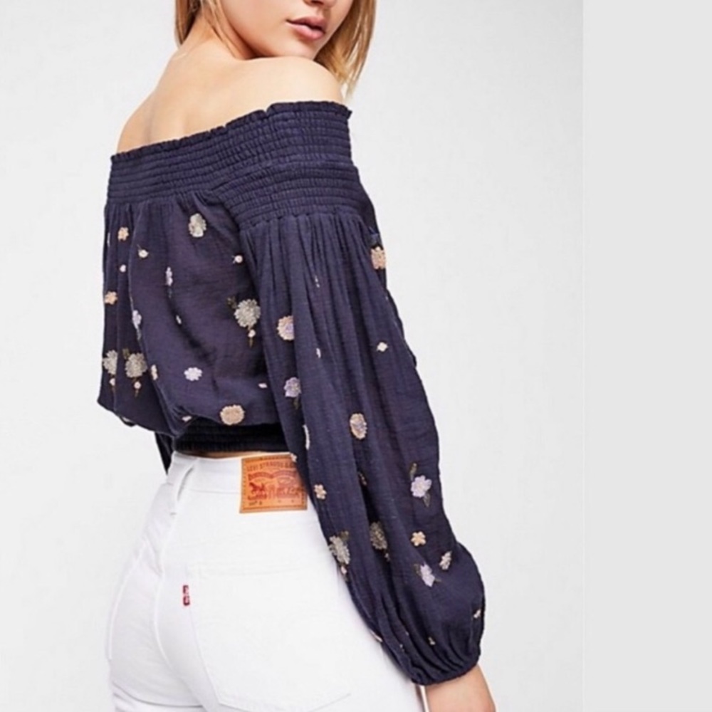 Free people off the shoulder top - Picture 3 of 5